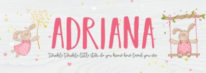 Personalised Alphabet Kids Poster Bunny2 UAE – Bunny Letters 2