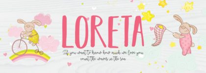 Personalised Kids Name Poster Bunny1 UAE – Bunny Letters 1