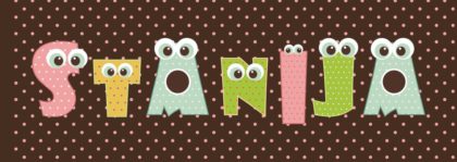 Personalised Kids Name Poster Funky UAE – Funky Name