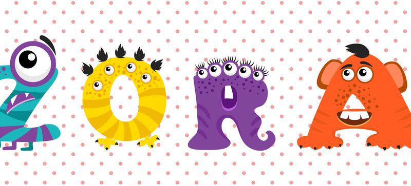 Personalised Alphabet Kids Poster Letters UAE – Monster Letters - Image 2