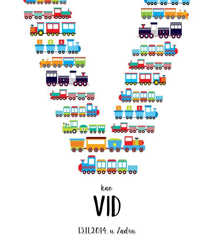 Personalised Train Kids Poster Choochoo UAE – Choo Choo Train - Image 2