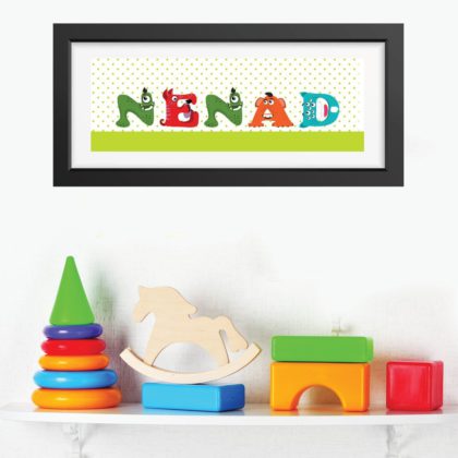 Personalised Alphabet Kids Poster Funny UAE – Funny Letters