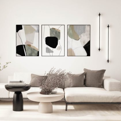 Abstract Poster Set UAE – Chromatic Harmony