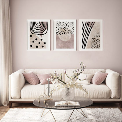 Abstract Poster Set UAE – Vivid Illusion