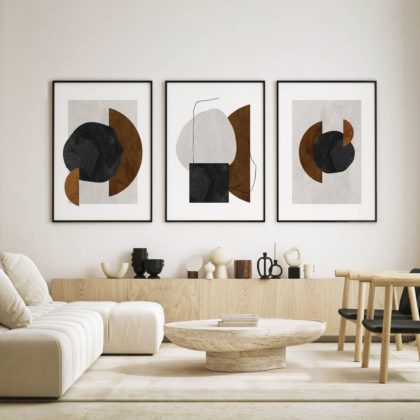 Abstract Poster Set UAE – On The Ground