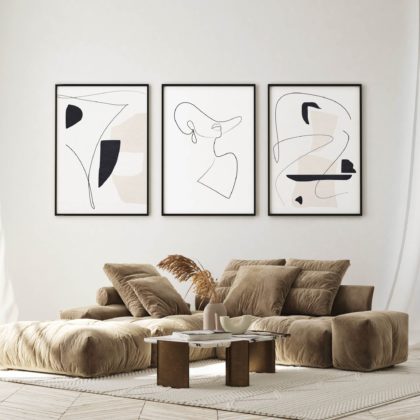 Minimal Poster Set UAE – Minimal Shapes