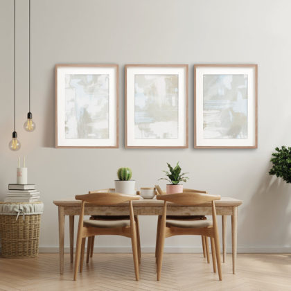 Abstract Poster Set UAE – Imaginary Horizons Pale