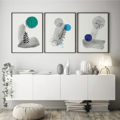 Wall Art Poster Set UAE – Summer Rain