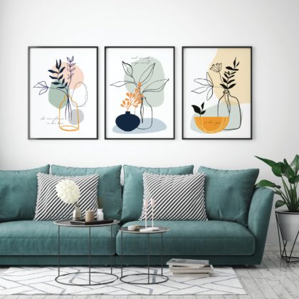 Abstract Poster Set UAE – All About Her