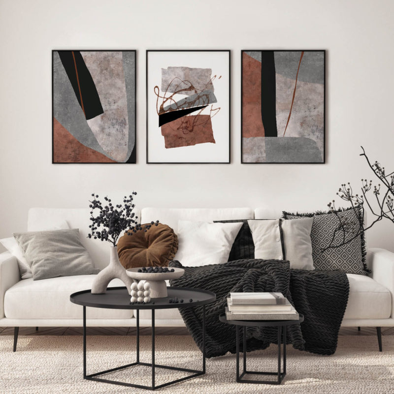 Abstract Poster Set UAE – Touch of Turbulence