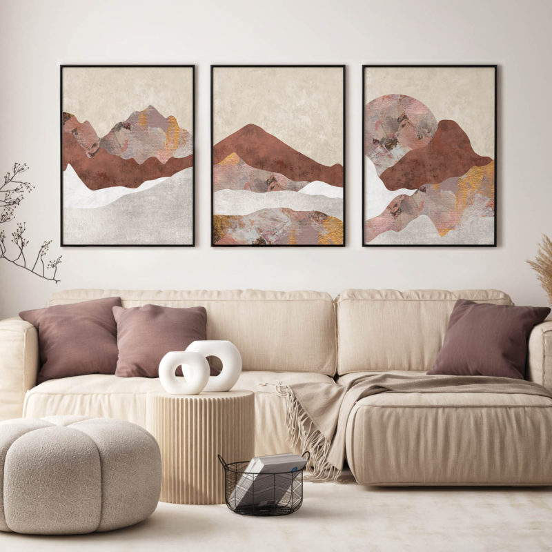 Abstract Poster Set UAE – Phobos Relief
