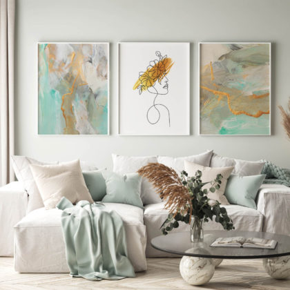 Abstract Poster Set UAE – Visions of Valor