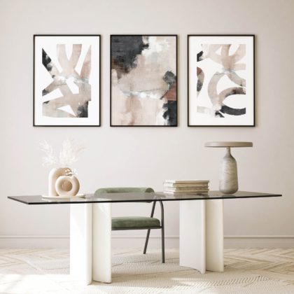 Abstract Poster Set UAE – Serene Complexion