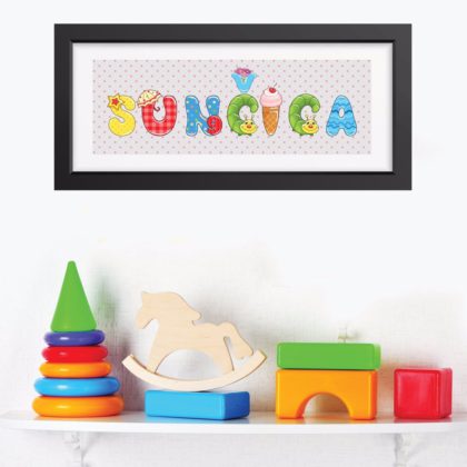 Personalised Inspirational Kids Poster Dots UAE – Happy Dots