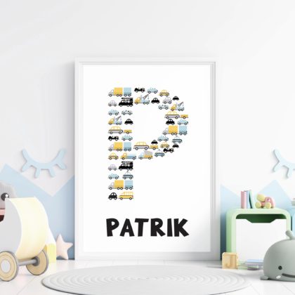Personalised Car Kids Poster Cars UAE – Patrick’s Cars