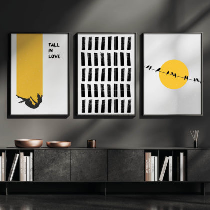 Quote Poster Set UAE – Fall In Love