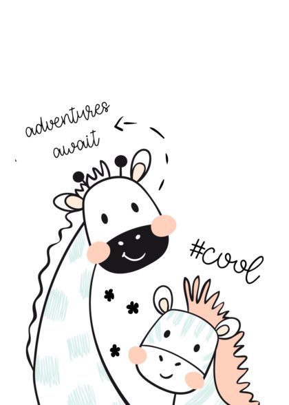 Kids Wall Poster Set | Cheerful Gang