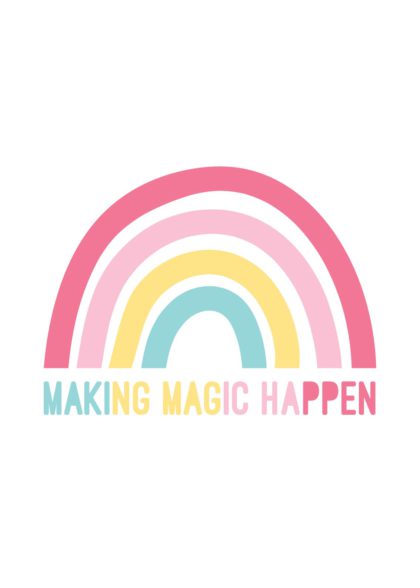 Kids Wall Poster Set | Girl Power Magic