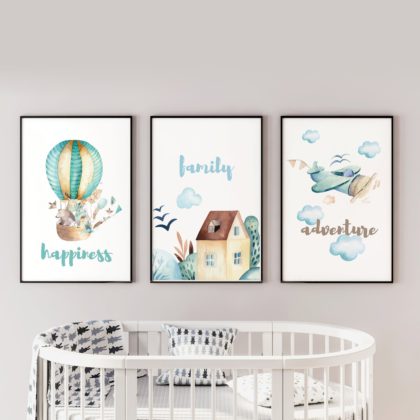Kids Wall Art Set | Old Times Inspiration