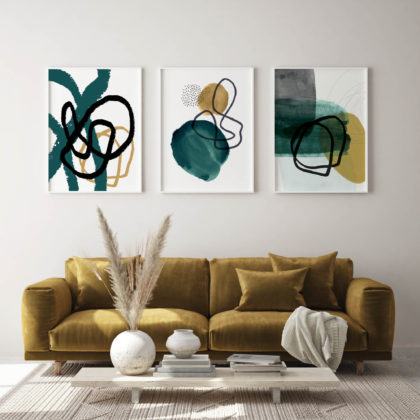Abstract Poster Set UAE – Boldly Abstraction