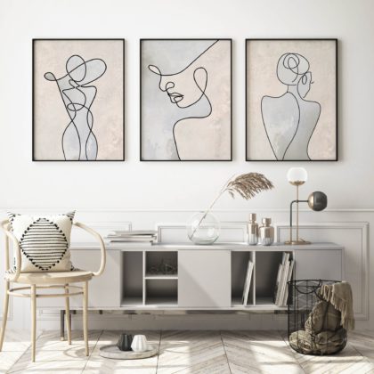 Abstract Poster Set UAE – Shape of You