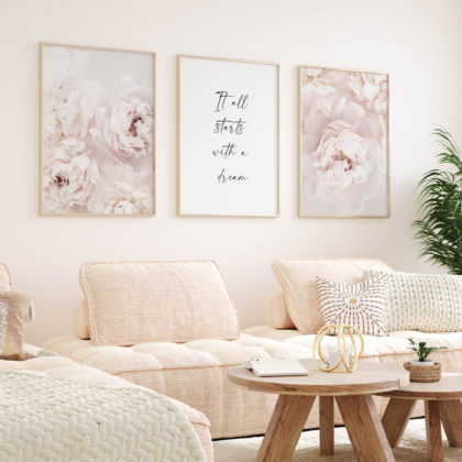 Abstract Poster Set UAE – Starting a Dream