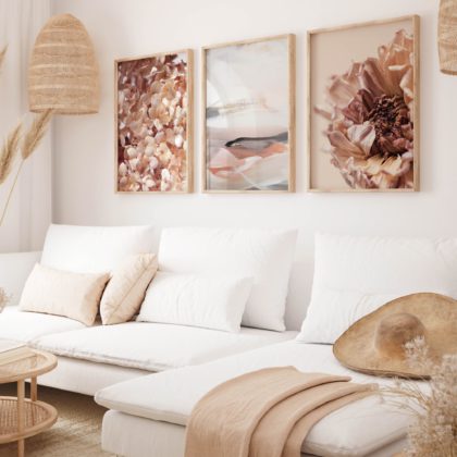 Floral Poster Set UAE – Watercolor & Flowers