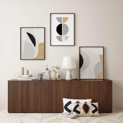 Minimal Poster Set UAE – Semi Geometric