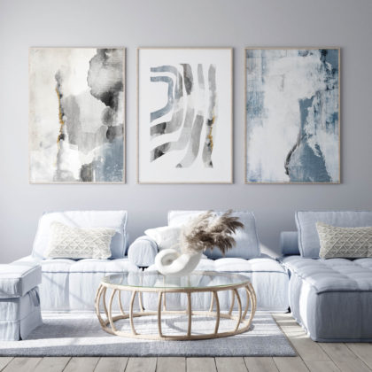 Abstract Poster Set UAE – Cloudy Surface