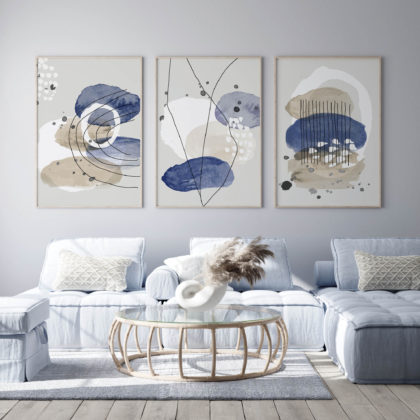 Abstract Poster Set UAE – Dancing Clouds