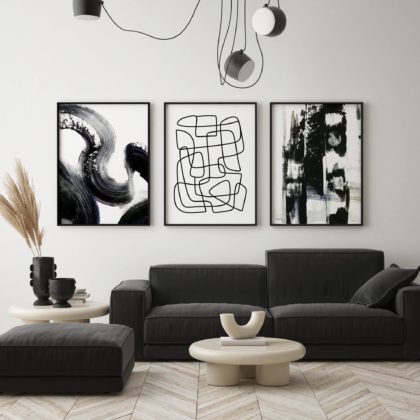 Abstract Poster Set UAE – Wind & Lines