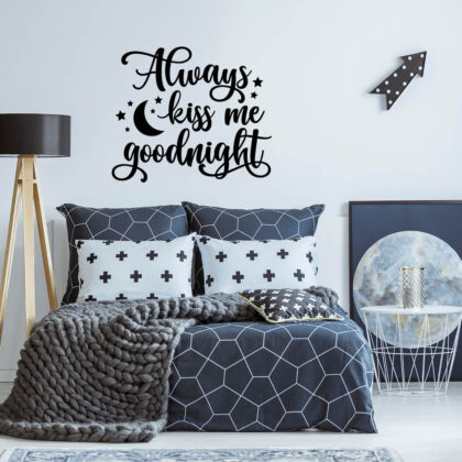Wall Stickers UAE – Always Kiss Me Goodnight