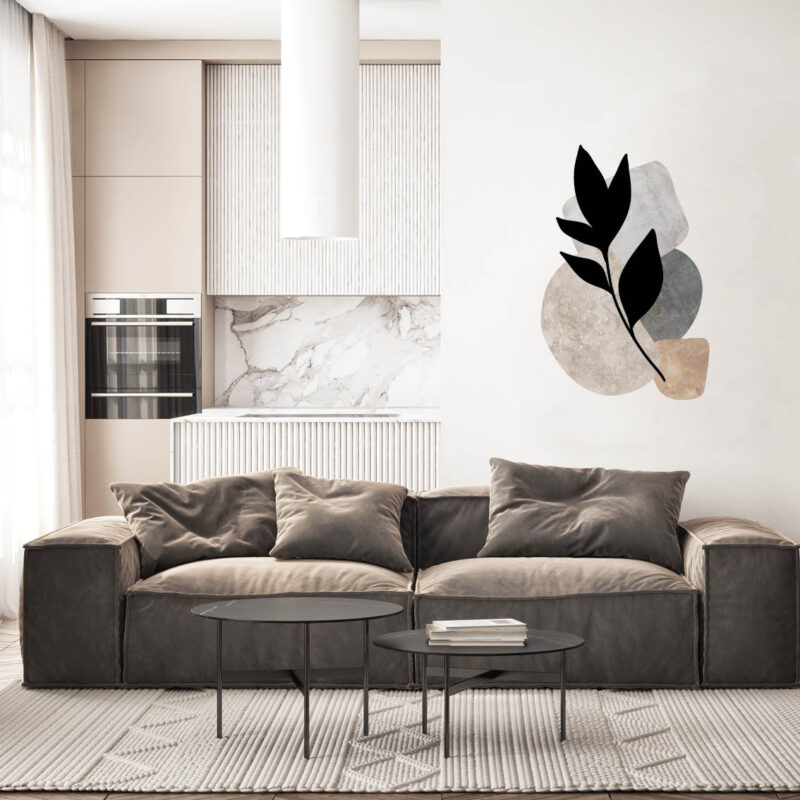 Nature Wall Decal – Branch Rocks