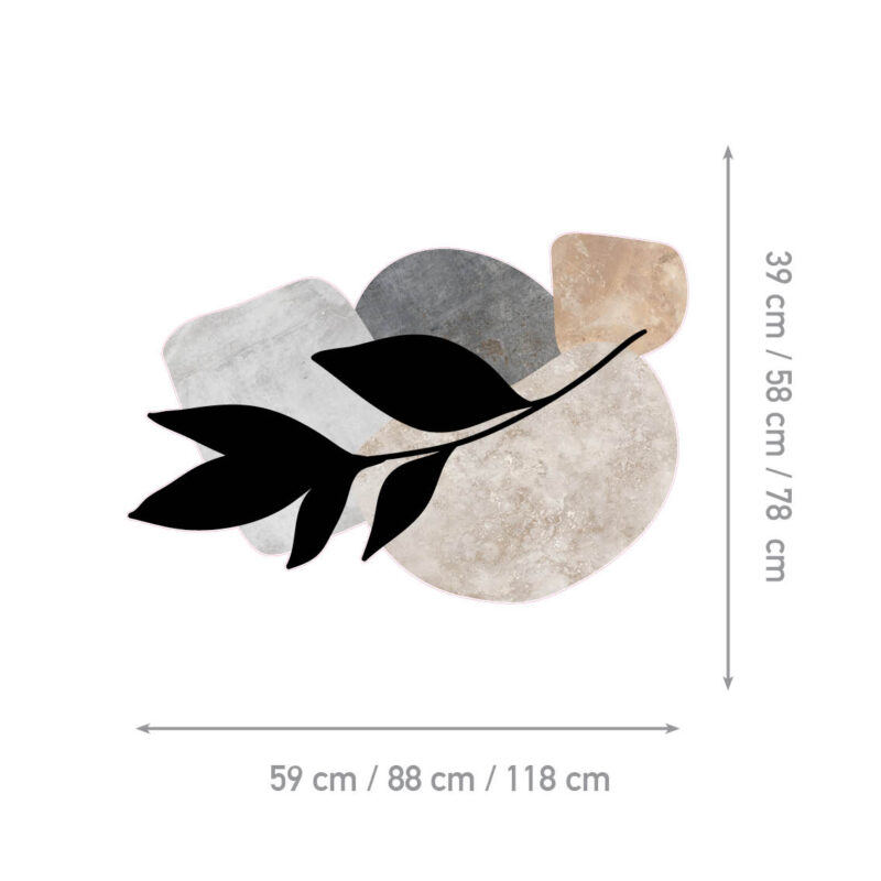 Nature Wall Decal – Branch Rocks - Image 2