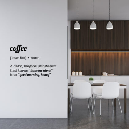 Wall Decal for Kitchen – Coffee