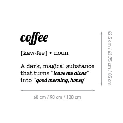 Wall Decal for Kitchen – Coffee