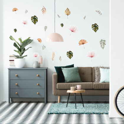 Nature Wall Decal – Colourful Leaf