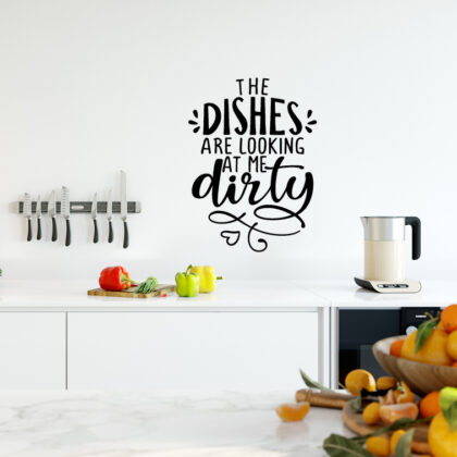 Wall Decal for Kitchen – Dirty Dishes