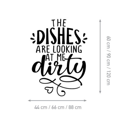 Wall Decal for Kitchen – Dirty Dishes