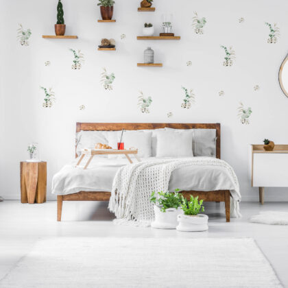 Nature Wall Decal – Cotton Eucalyptus