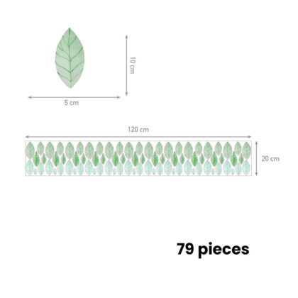 Nature Wall Decal – Falling Green