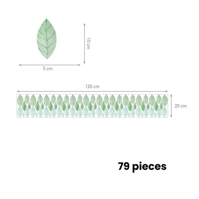 Nature Wall Decal – Falling Green - Image 2