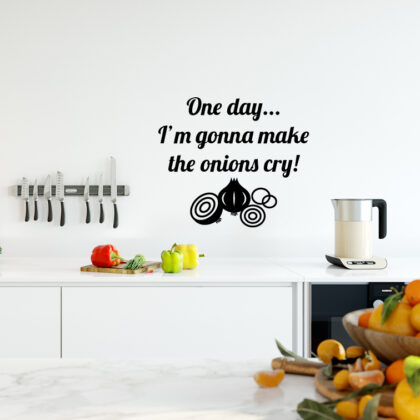 Quote Wall Sticker – Onions Crying