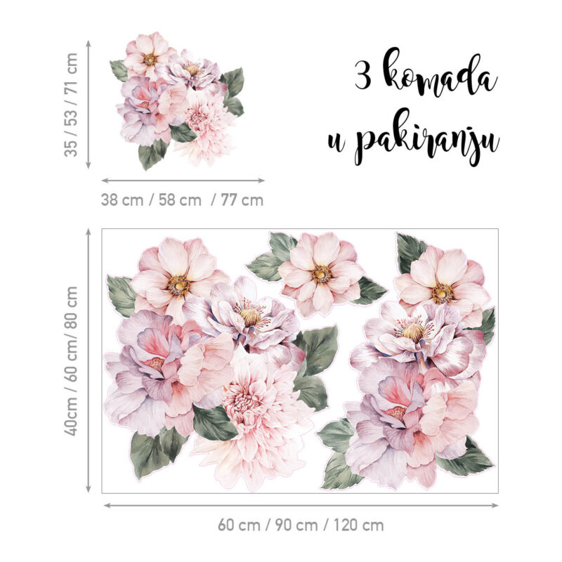 Nature Wall Decal – Pink Blossom - Image 2