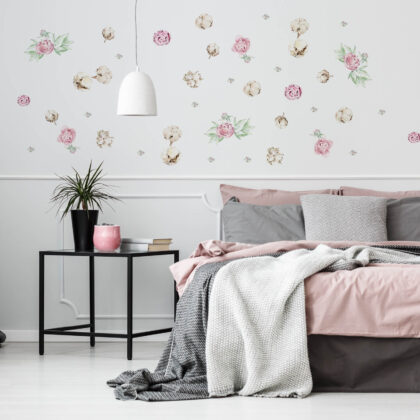 Wall Decals Home Decor – Romantic Cotton