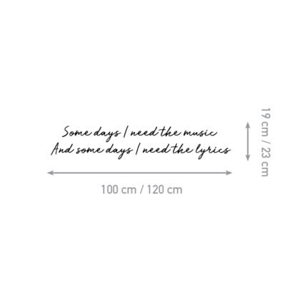 Quote Wall Sticker – Some Days