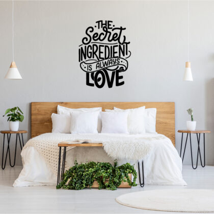 Quote Wall Sticker – The Secret Ingredient