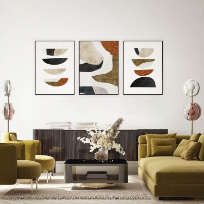 Abstract Poster Set UAE – Segmented Solidarity