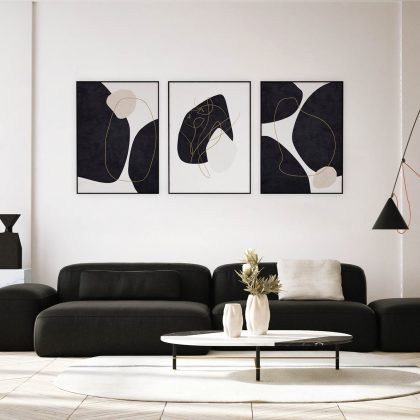 Minimal Poster Set UAE – Monochrome Ascension