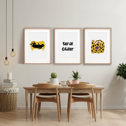 Quote Poster Set UAE – Serial Chiller